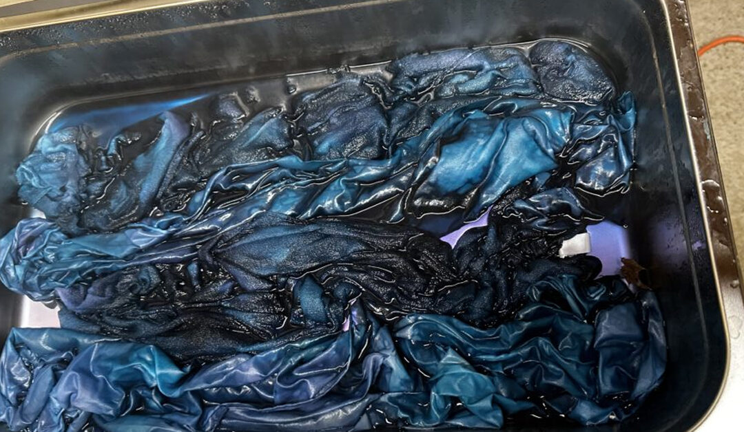 Silk Dyeing with Intention